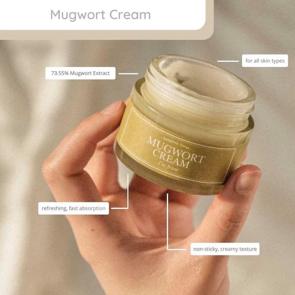 Kem Dưỡng Ngải Cứu I'm From Mugwort Cream 50g