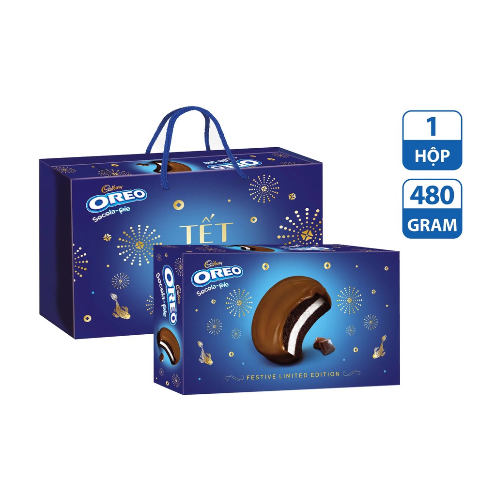 Combo 2 Hộp Bánh Quy OREO Phủ Socola 2x150g