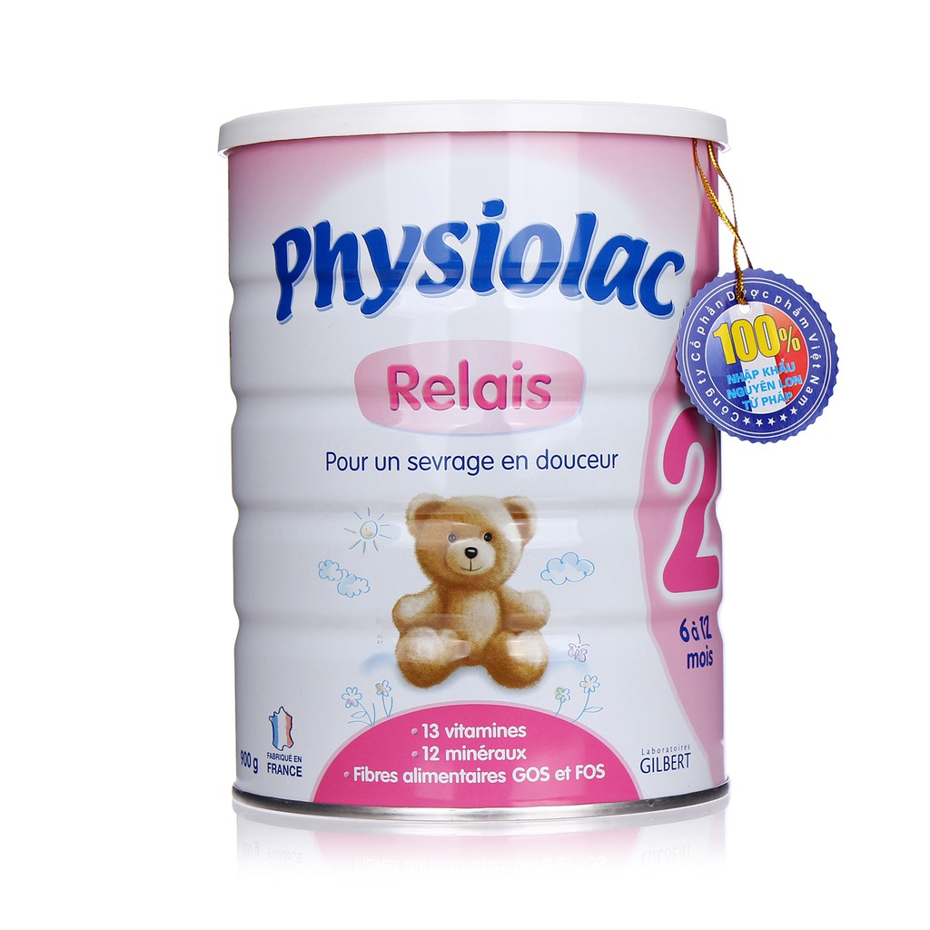 Sữa Physiolac 2, 900g (date t2/2020)