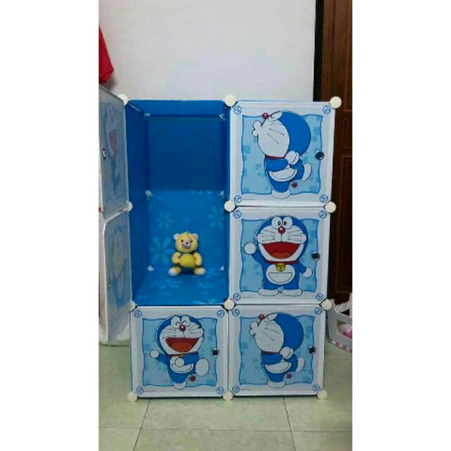 Tủ nhựa lắp ghép 6 ô size lớn. Sâu 47cm