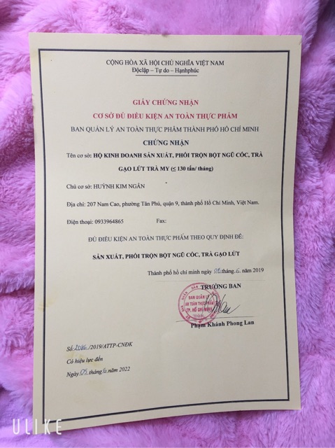 NGŨ CỐC LỢI SỮA- TRÀ MY ( CÓ CHỨNG NHẬN VỆ SINH ATTP) | BigBuy360 - bigbuy360.vn