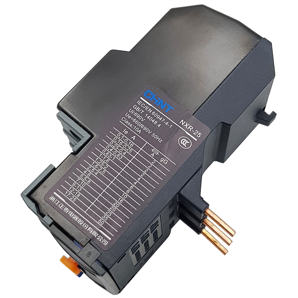 Relay nhiệt CHINT NXR-25 9A-13A / 17A – 25A cho Contactor NXC