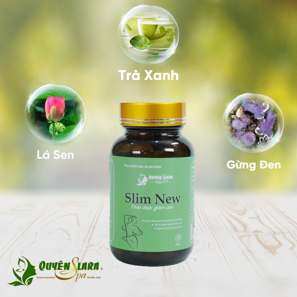 Viên giảm cân thiên nhiên Slim New - Quyên Lara [Hộp 30 viên] | BigBuy360 - bigbuy360.vn