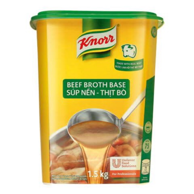 Súp nền Knorr thịt bò 1.5kg