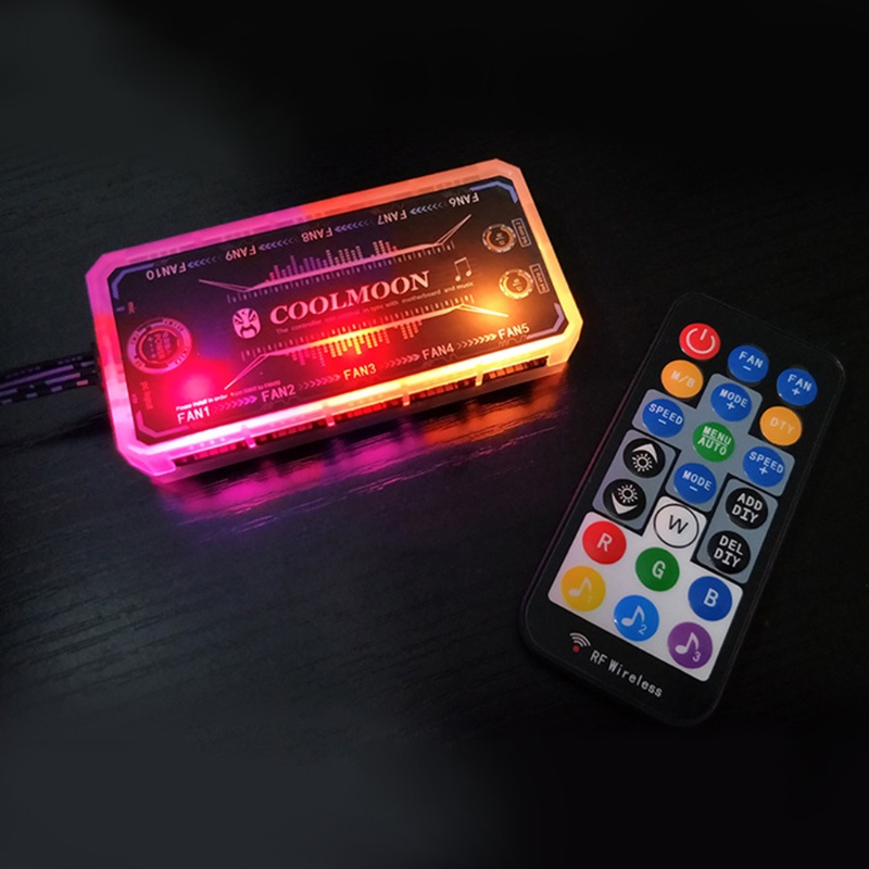 Bo Mạch Chủ Đồng Bộ Điều Khiển Quạt RGB Thông Minh 12V10A