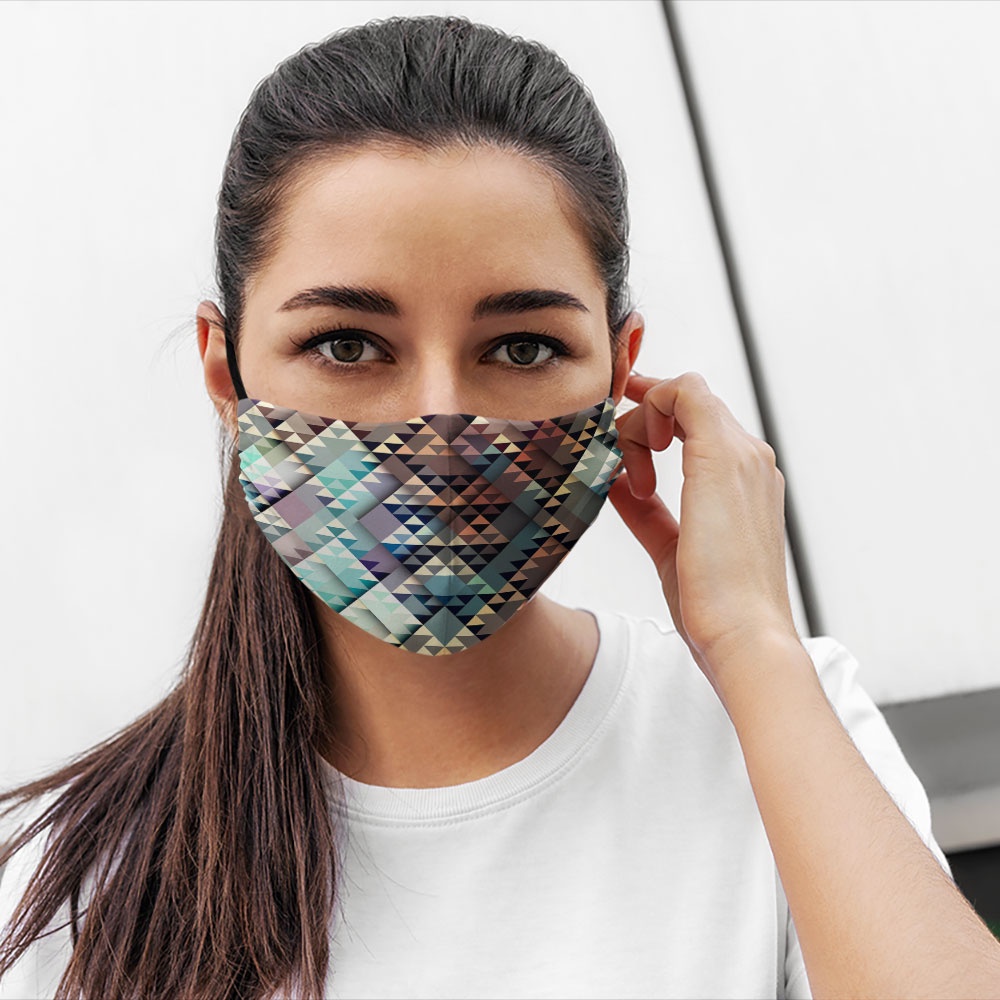 Khẩu trang nam nữ xịn Họa Tiết_1765 CARTWELL dây đeo mềm đeo thoải mái không đau tai dễ thở thoáng khí