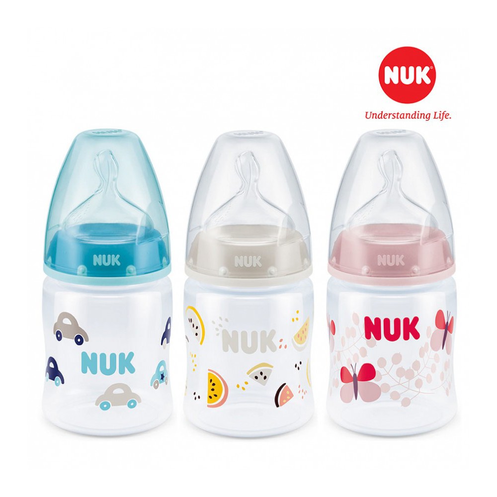 Bình sữa NUK Premium Choice nhựa PP 150ml núm ti Silicone S1 - M