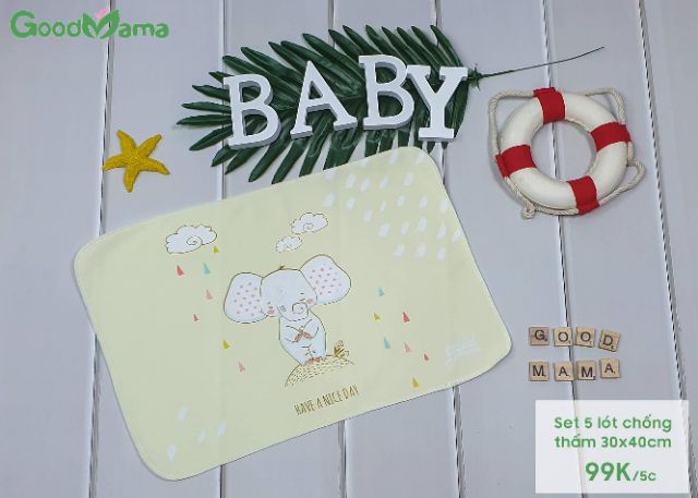 &quot;GIÁ TẬN XƯỞNG&quot;LÓT CHỐNG THẤM GOODMAMA ( 1 set 5 miếng )