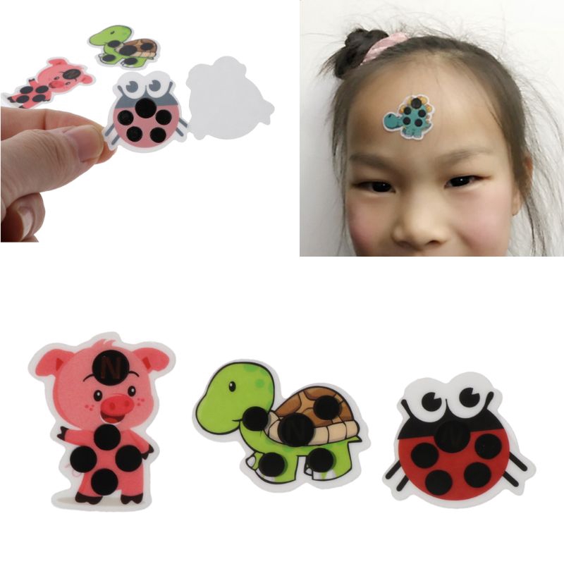 Set 3 miếng dán đo nhiệt độ cơ thể có màn hình hiển thị dành cho trẻ em
