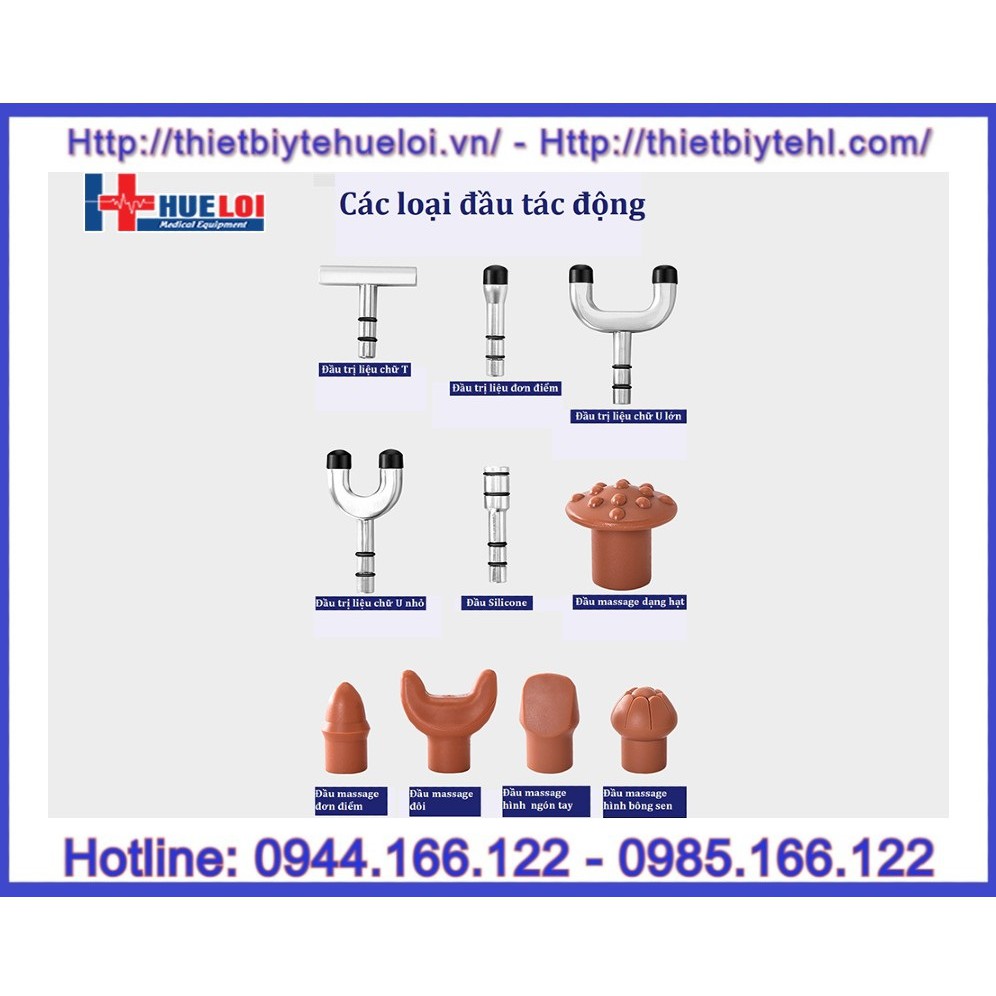 Súng tác động cột sống kèm massage bấm huyệt