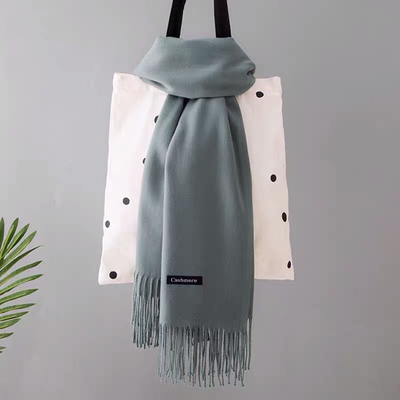 Khăn Quàng Cổ Nữ Cashmere Phong Cách Hàn Quốc