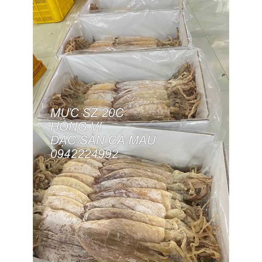 KHÔ MỰC CÀ MAU SIZE 20CON/KG