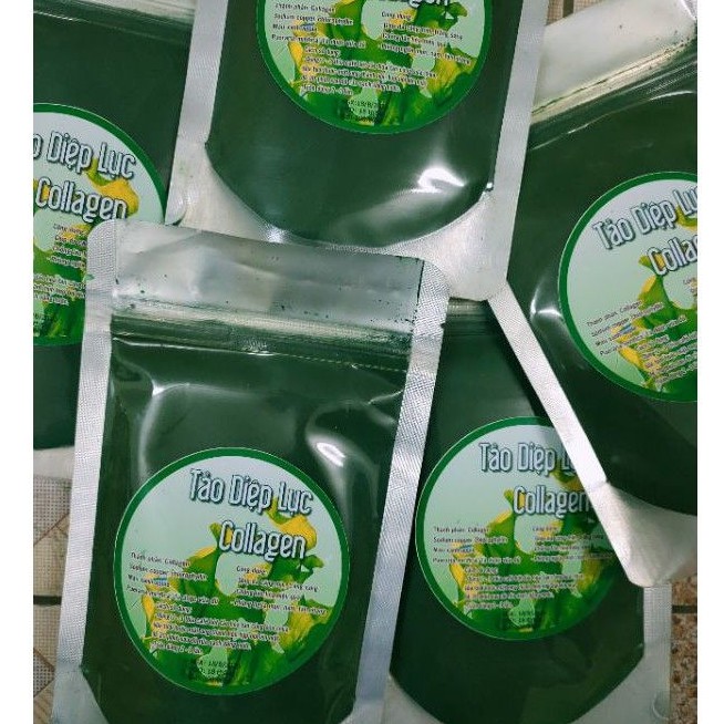 Tảo diệp lục collagen gói 100g
