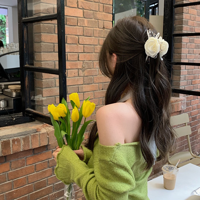 Kẹp Tóc Hoa Hồng Nhiều Kiểu Dáng Phong Cách Hàn Quốc Dễ Thương