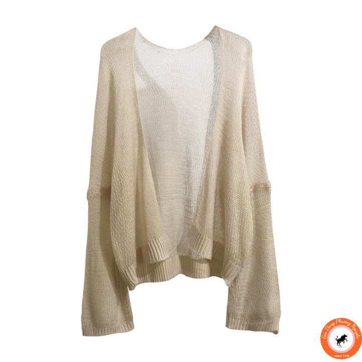 Áo Cadigan Len mỏng phong cách Hàn Quốc [ Gia dụng Phương Nguyễn ]