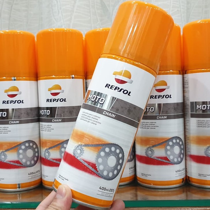 Chai Xịt Dưỡng Sên Repsol Moto Chain 400ml (Made In Spain)