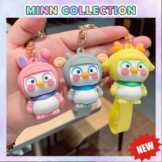 [Hỏa tốc] Móc khóa dễ thương nhiều hình, phụ kiện trang trí hình chim cánh cụt đáng yêu nhiều màu