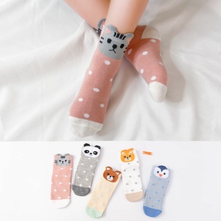 Set 5 đôi tất cotton mềm mại cho bé gái