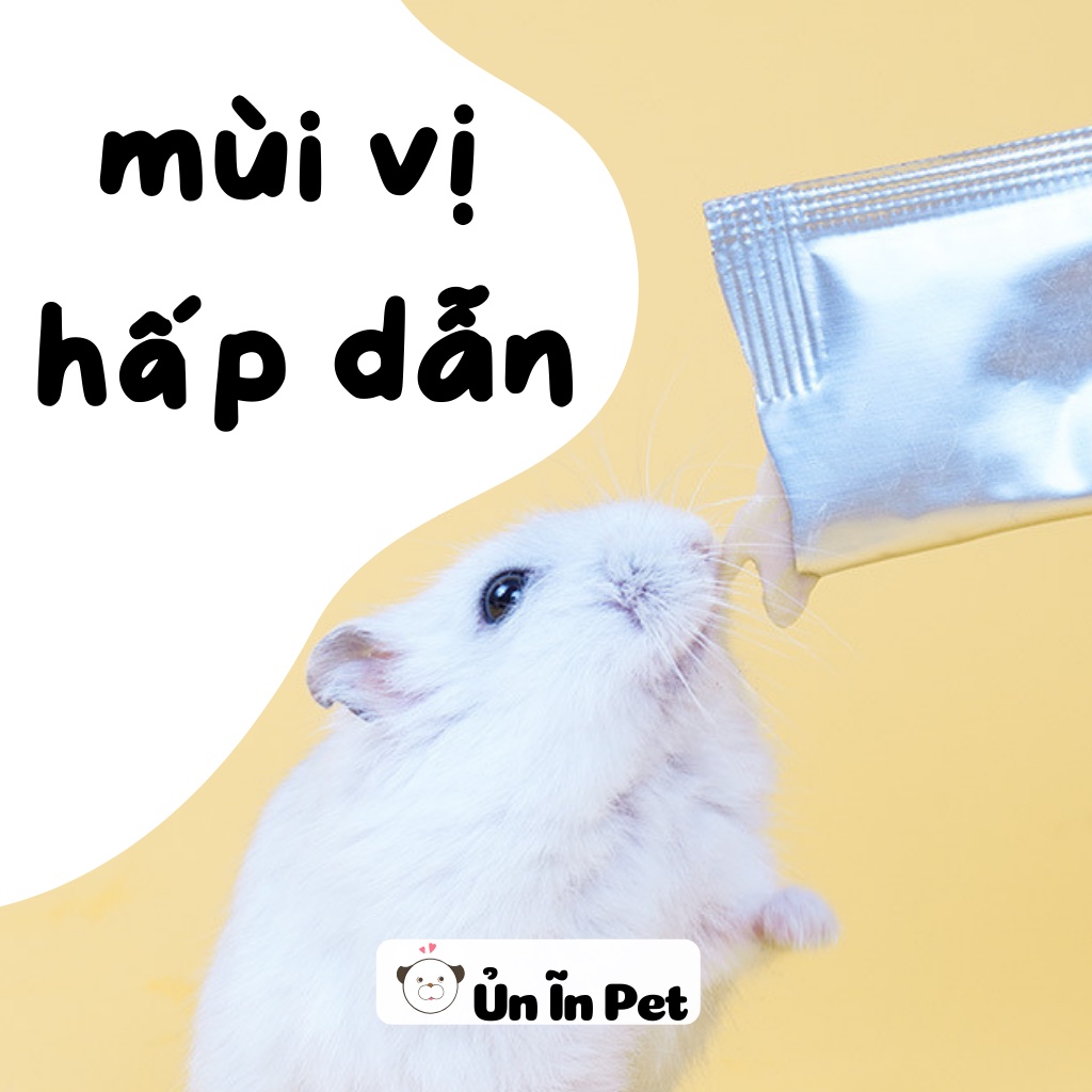 Gel dinh dưỡng cho hamster JONSANTY [tuýp lẻ] vị cá hồi và vị thịt gà