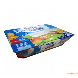 Sữa chua nestle p'tit vị xoài & mơ 6x60g 10 tháng date 02.2021