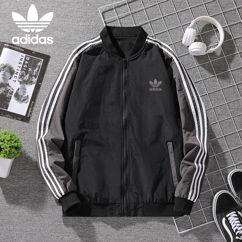 Áo khoác bóng chày Adidas hình cỏ 3 lá dáng ôm thời trang cho nam đẹp | BigBuy360 - bigbuy360.vn