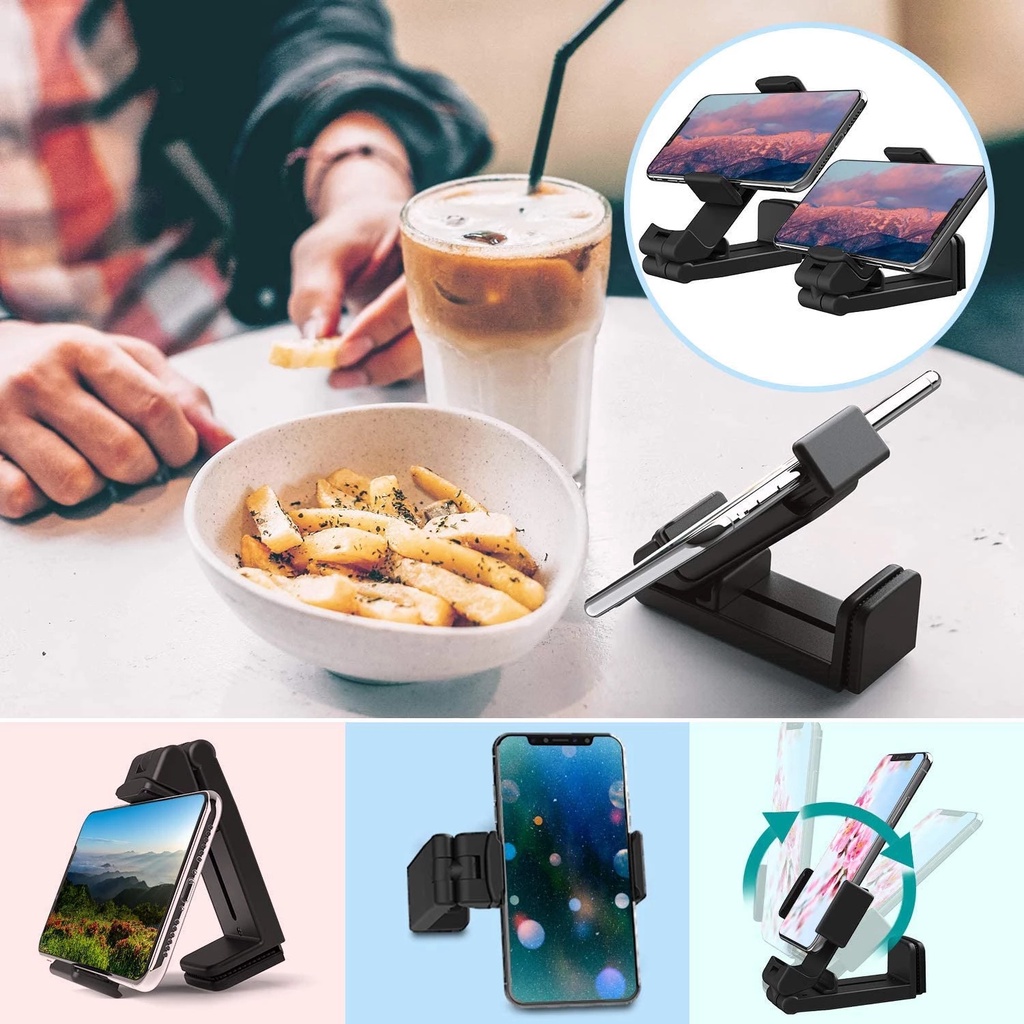 Giá Đỡ Điện Thoại Di Động Có Thể Gập Lại Đa Năng Thông Dụng Có Thể Điều Chỉnh Được