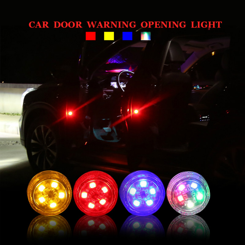 Set of 2 LED Door Open Warning Lights 5 Handy Waterproof Magnetic LED Balloons