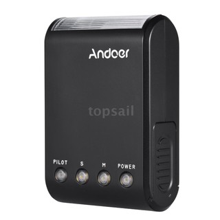 Andoer WS-25 Professional Portable Mini Digital Slave Flash Speedlite On-Camera Flash with Universal Hot Shoe GN18 for C