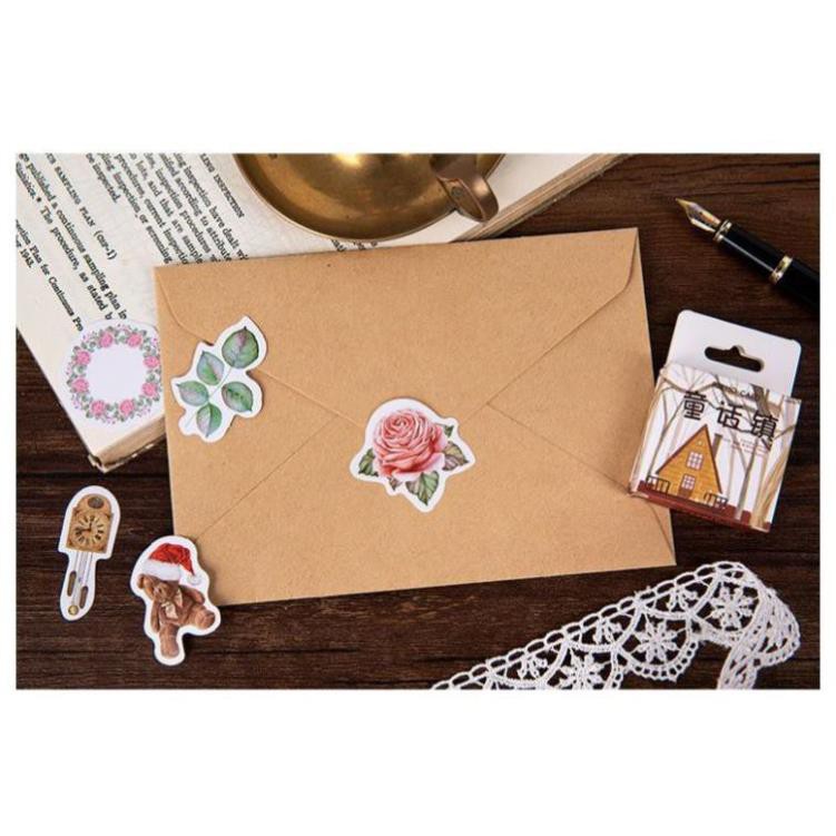 Bộ 46 Sticker Hàn Quốc Gia Đình dán trang trí E19