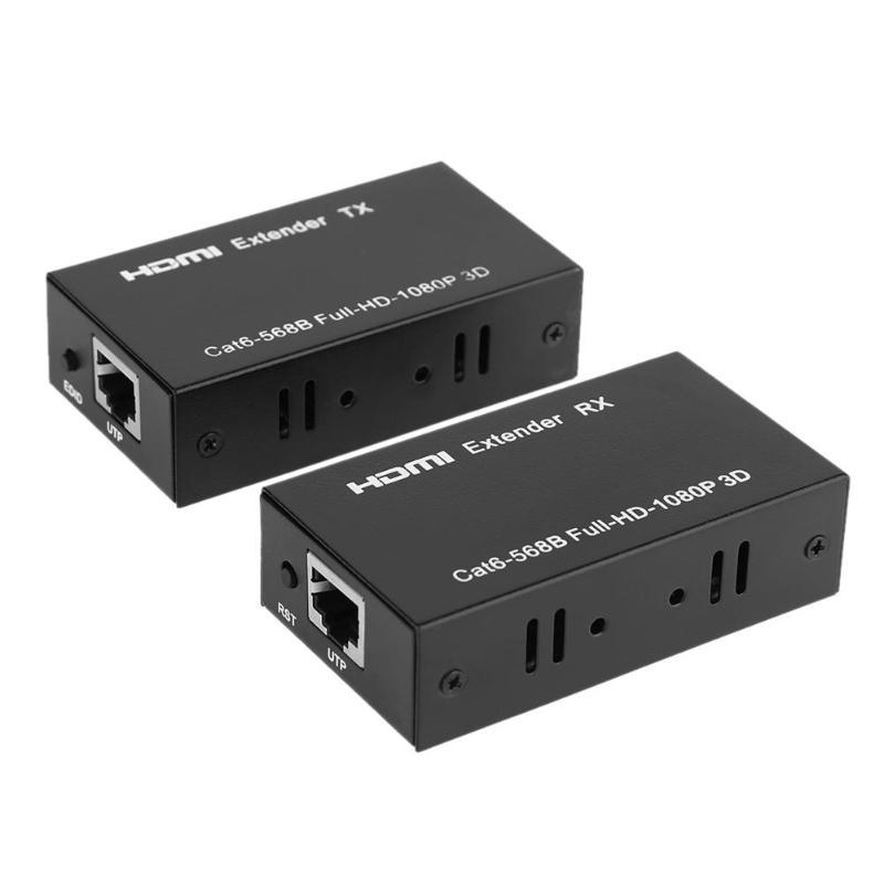 Nhà máy bán buôn HDMI Extender HDMI chuyển 60 m 60m RJ45 tín hiệu cáp đơn khuếch đại mở rộng