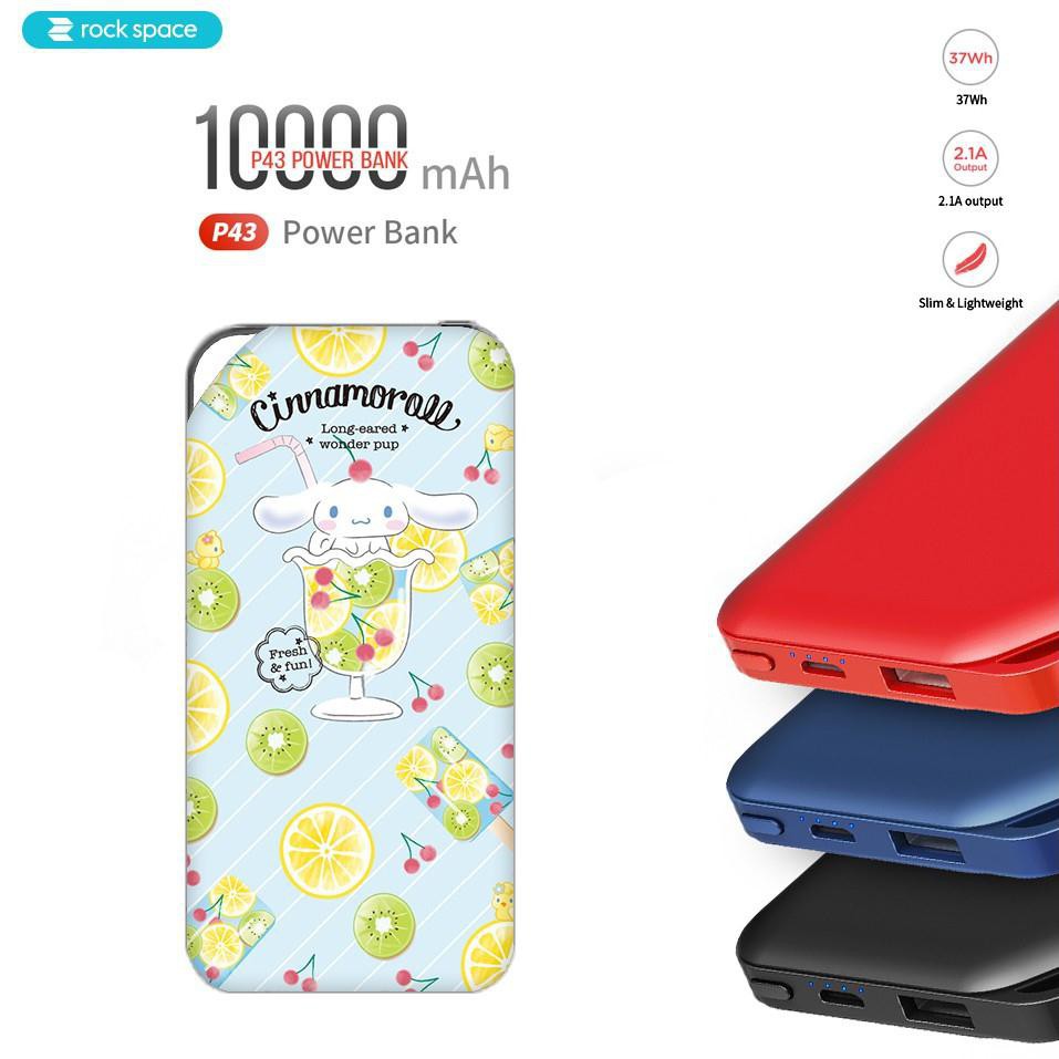 Sạc dự phòng 10.000mAh P43 ROCK S