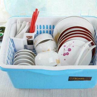 Rổ úp bát đĩa có nắp đậy cao cấp
