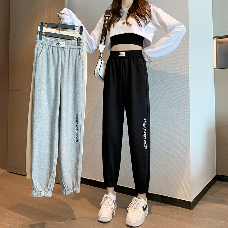 NRVP Quần Thể Thao Ống Rộng Phong Cách Thời Trang Hàn Quốc Dành Cho Nam Và Nữ