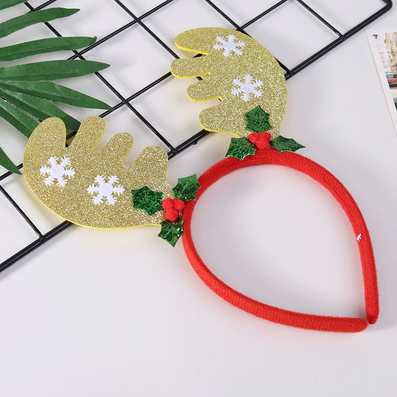 Băng Đô Cài Tóc Họa Tiết Hoạt Hình Phong Cách Giáng Sinh