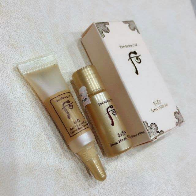 Bộ đôi Tinh chất chống lão hoá Bichup Self-Generating Anti-aging Essence và Bichup Soon Hwan Essence (4ml×2)