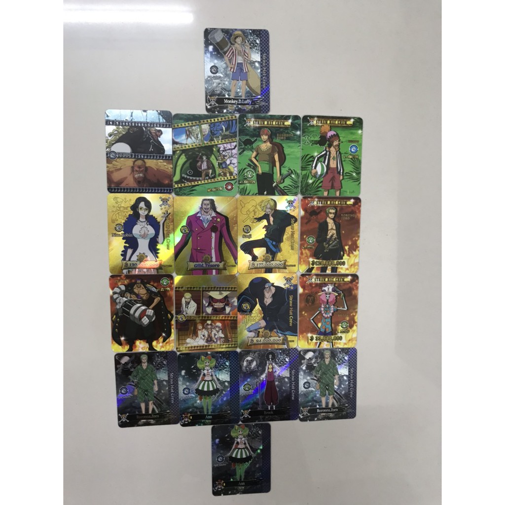 Thẻ One piece[Sale Sốc]😎😎😎😎 chất liệu giấy cứng