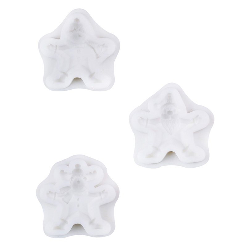 Khuôn Silicone Làm Bánh &amp; Socola Hình Ông Già Noel