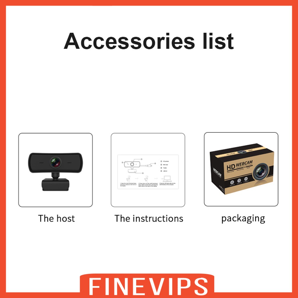 Webcam Kĩ Thuật Số 1440p Hd 4k Usb 2.0 Có Mic Và Phụ Kiện | BigBuy360 - bigbuy360.vn