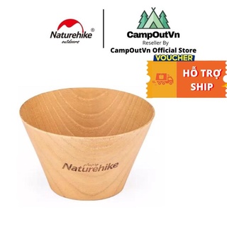 Naturehike bát naturehike campoutvn đô cắm trại du lịch dã ngoại chén gỗ decor A205