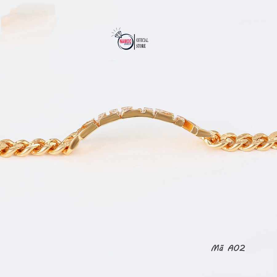 Lắc Tay Xích Nữ A02 Bền Màu Bảo Hành 6 Tháng