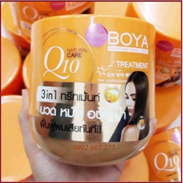 [hàng chính hãng]Kem ủ tóc BOYA Q10 Thái lan 500ml