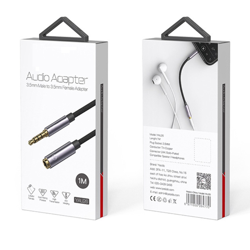 Dây Cáp Âm Thanh Nối Cổng 3 5mm Với Cổng AUX Chuyên Dụng Cho Xe Hơi