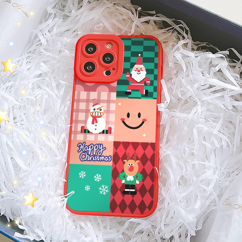 Ốp lưng iphone Lovely Christmas cạnh vuông 6/6plus/6s/6splus/7/7plus/8/8plus/x/xr/xs/11/12/13/pro/max/plus/promax