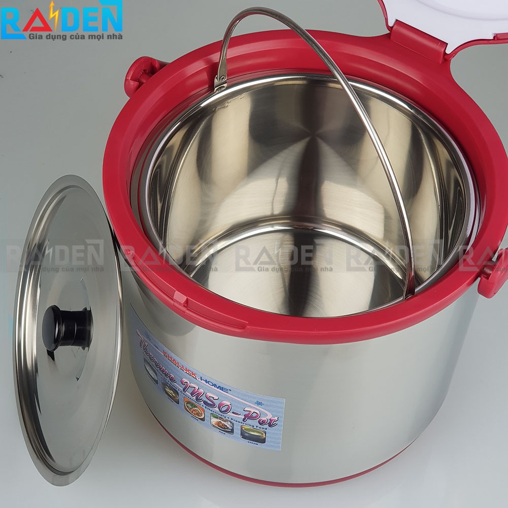 Nồi ủ inox Thermo 5Lít KHALUCK KL-710 ủ không dùng điện (Màu ngẫu nhiên)