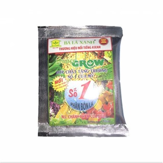 Phân bón lá Ba Lá Xanh – Hợp chất tăng trưởng Super Grow 10ml
