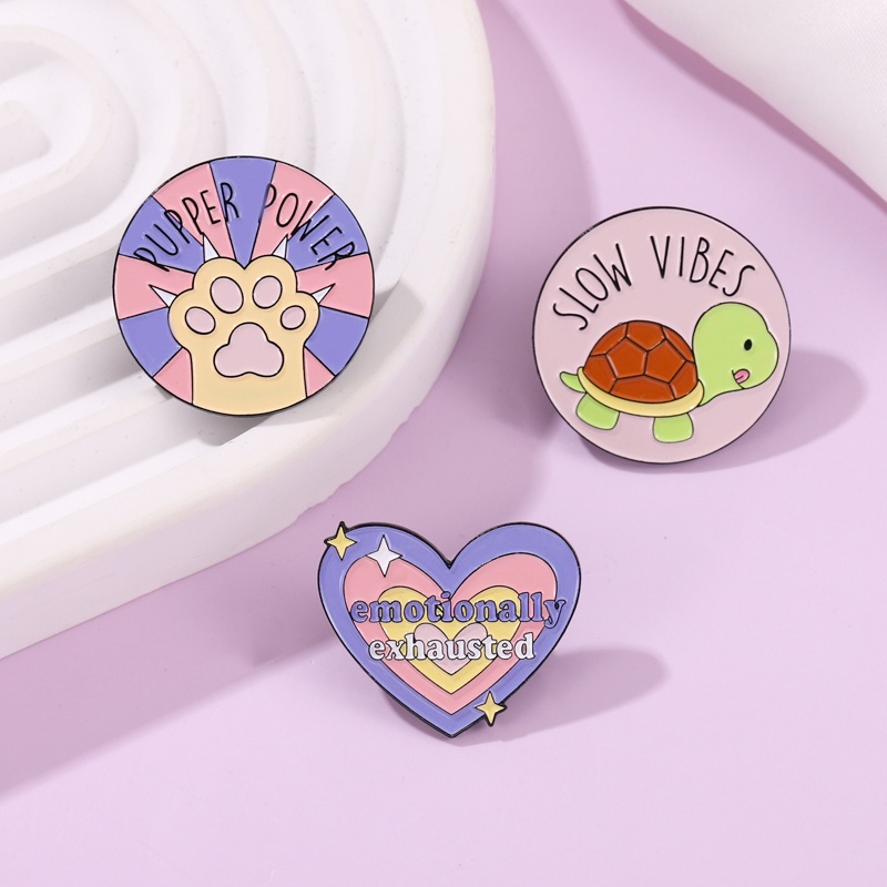 Huy Hiệu Cài Áo Hình Bàn Chân Mèo Dễ Thương