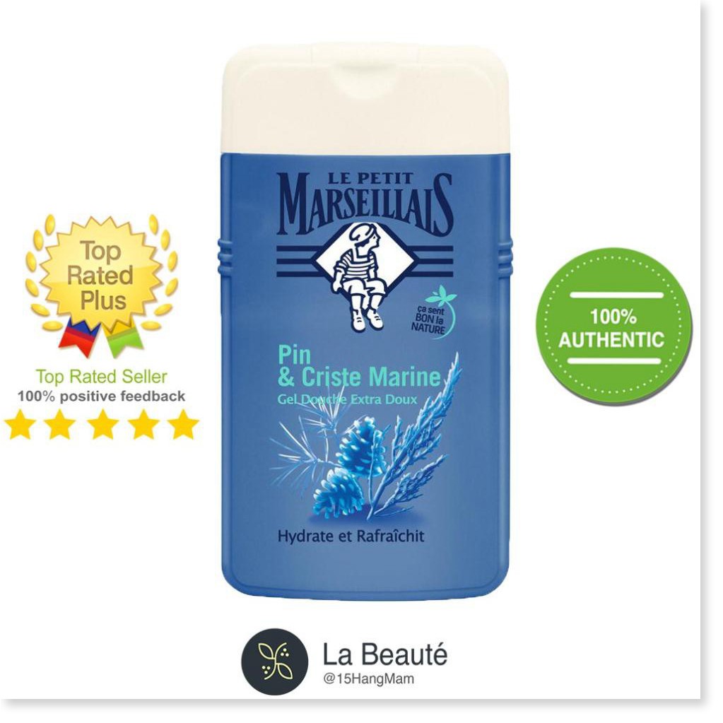 [Mã giảm giá] Le Petit Marseillais Pin & Criste Marine - Sữa Tắm Dạng Gel Chiết Xuất Hương Cây Thông Và Các Loại Cây Gỗ