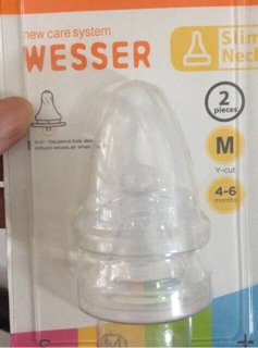Bình sữa và núm Wesser cổ hẹp 60ml/140ml/250ml