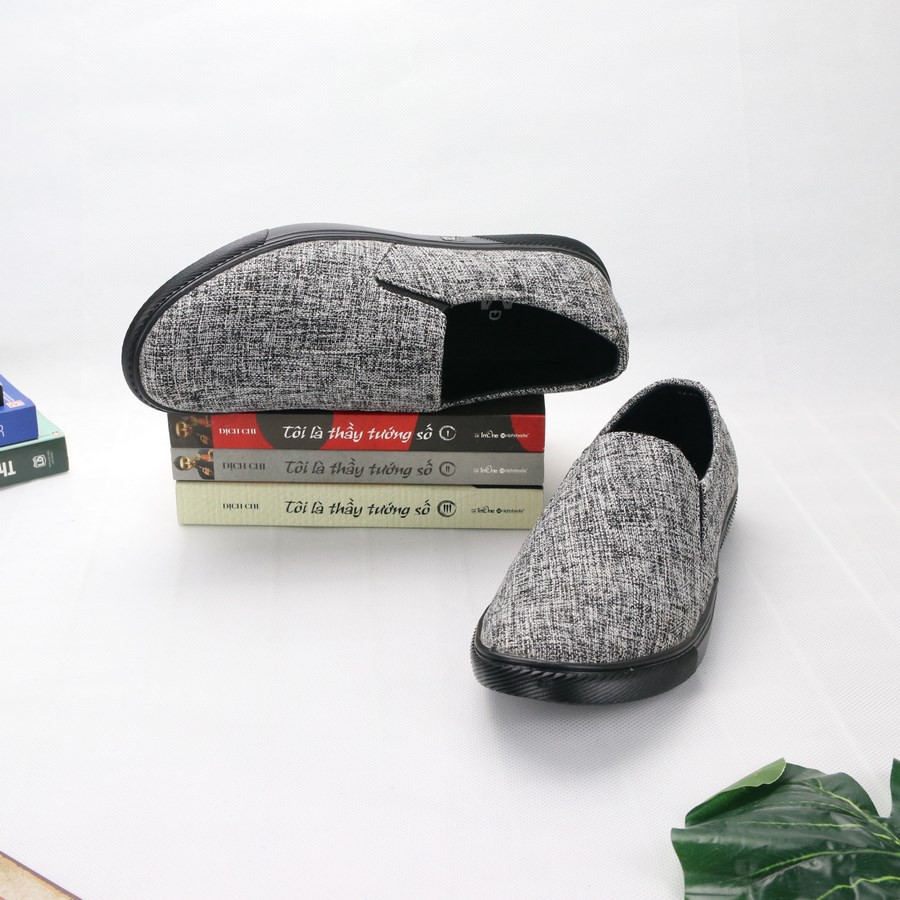 Giày lười nam đen [FREESHIP] HN212 shop Hân Nhi chuyên giày mọi nam giá rẻ | BigBuy360 - bigbuy360.vn
