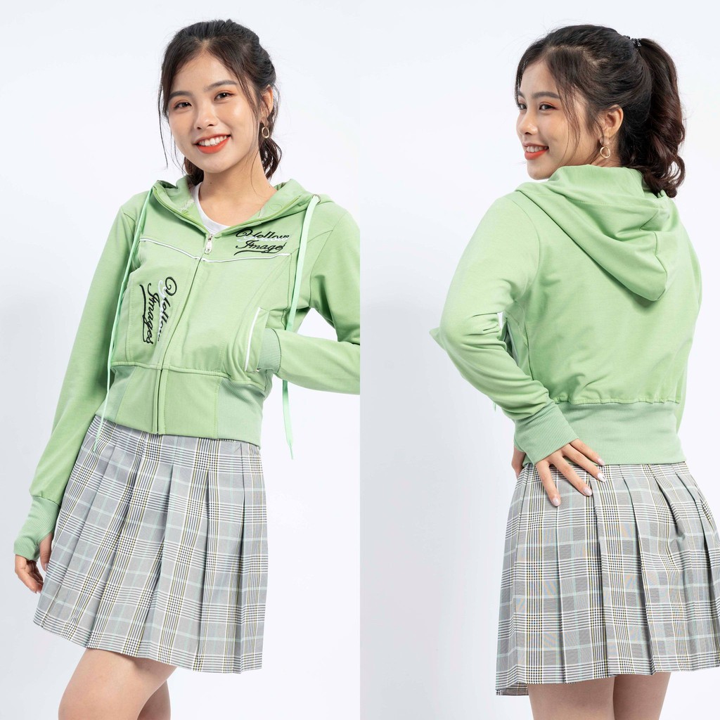 Áo khoác thun cotton 4 chiều mát lạnh đi nắng form lửng croptop siêu cá tính